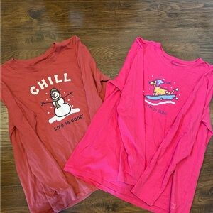 Life Is Good Graphic Long Sleeve